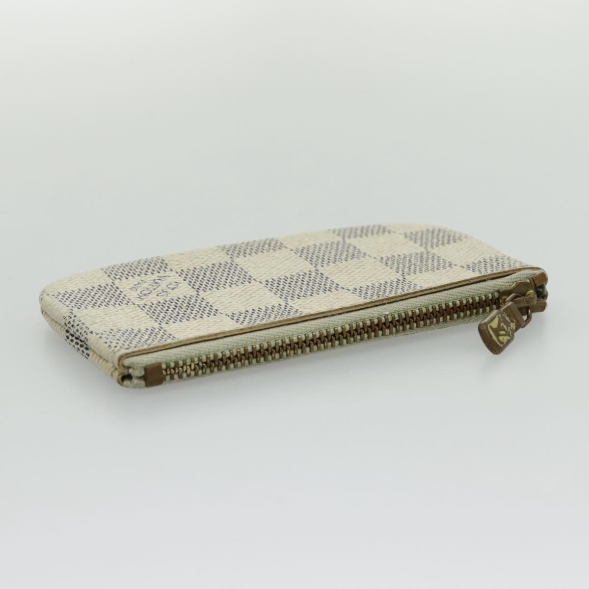 LOUIS VUITTON Damier Azur Pochette Cles Coin Purse N62659 LV 96552