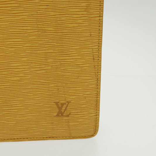 LOUIS VUITTON Epi Sac Plat Hand Bag Yellow M52079 LV 96576