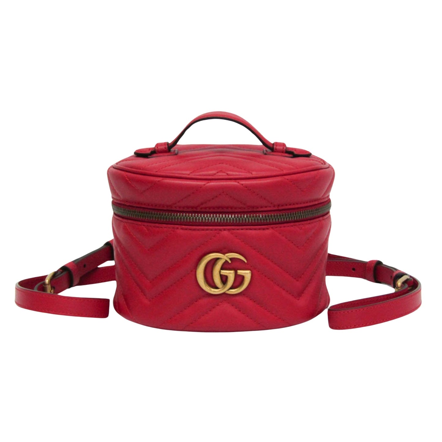 Luxury Gucci Trending 2025 Gg Marmont  Leather Backpack Bag ()