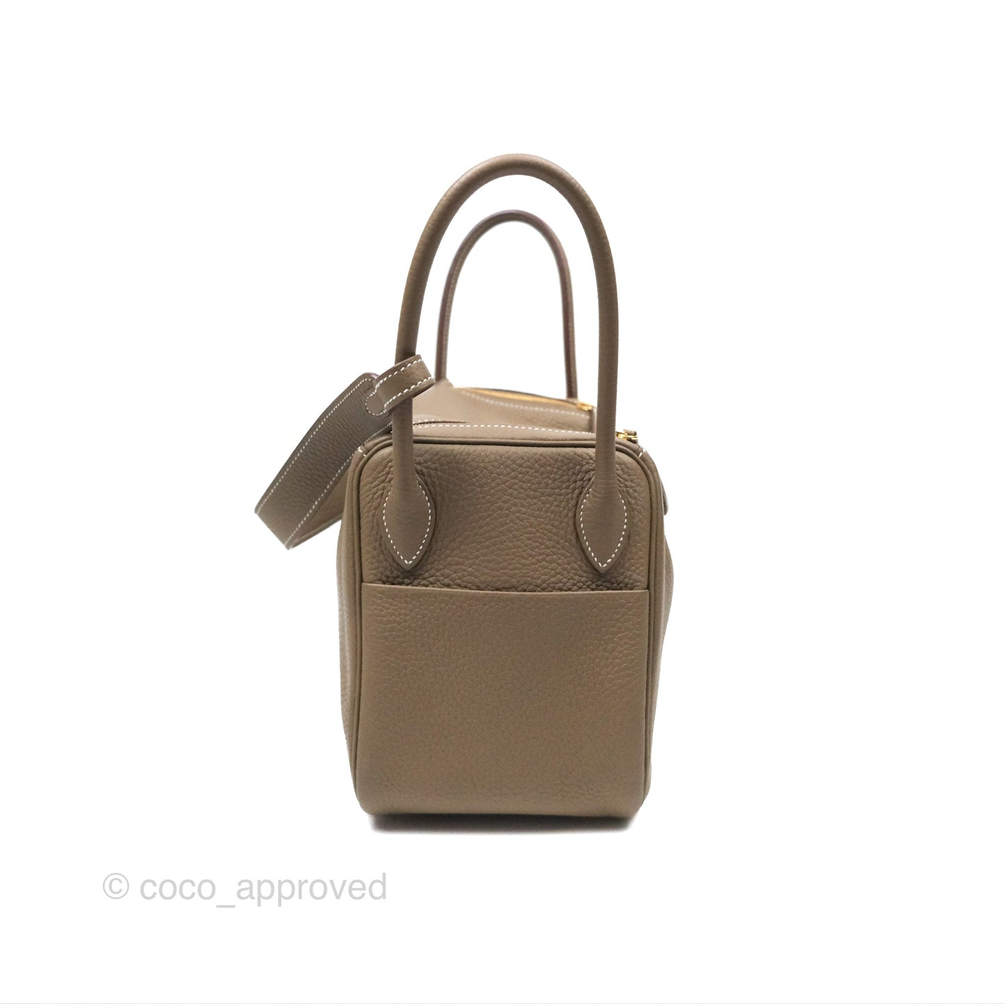 Hermès Lindy 26 Etoupe Clemence Gold Hardware