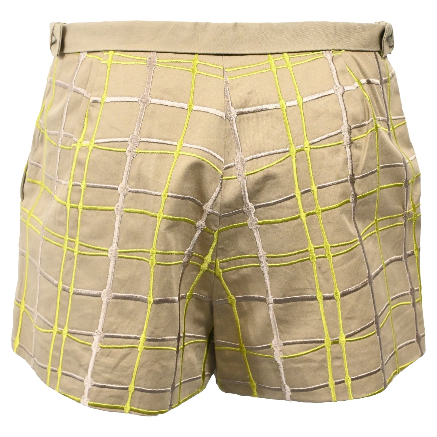 Luxury Bottega Veneta Embroidered Short in Brown Cotton