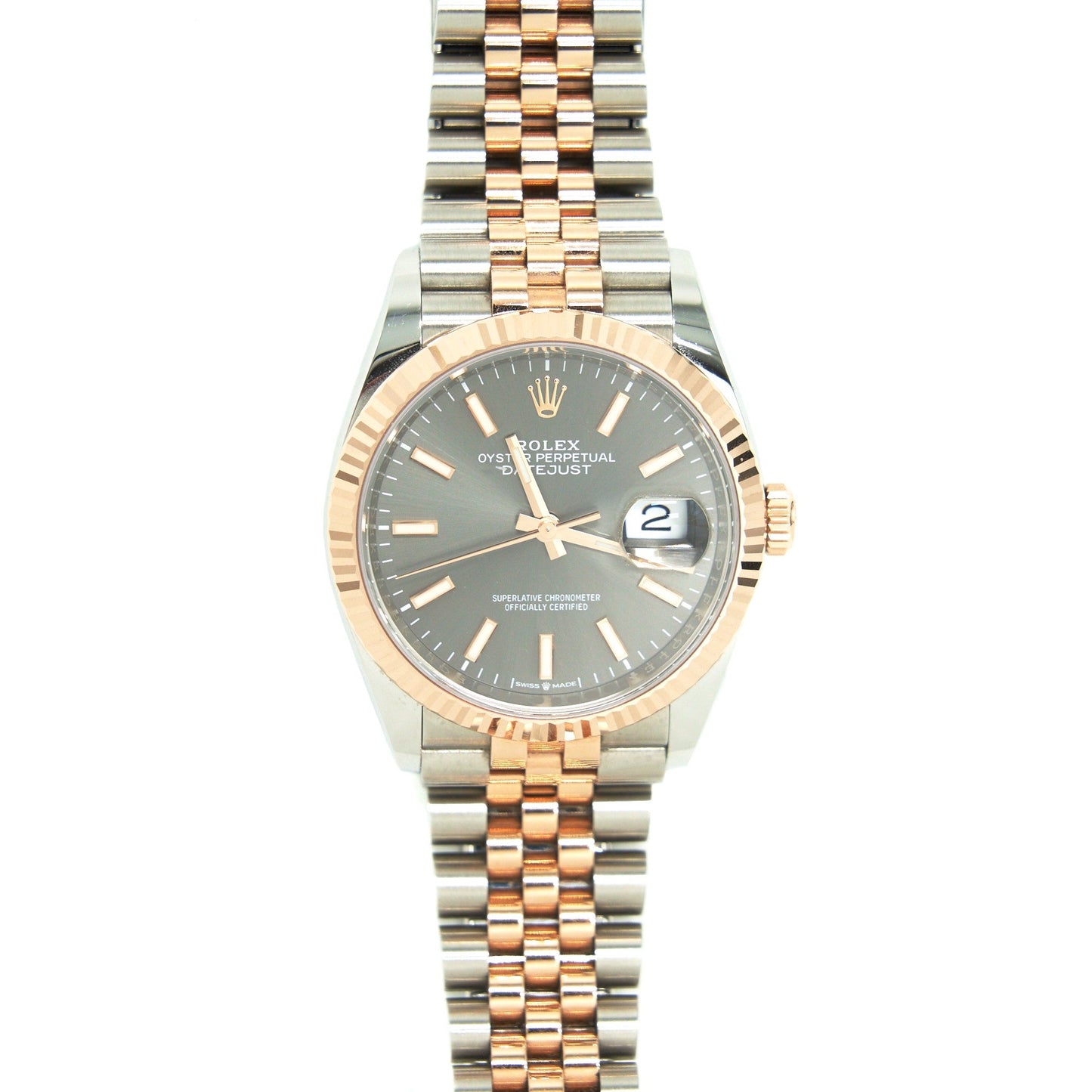 Rolex Datejust 36 Oystersteel with Everose Gold 126231-0013