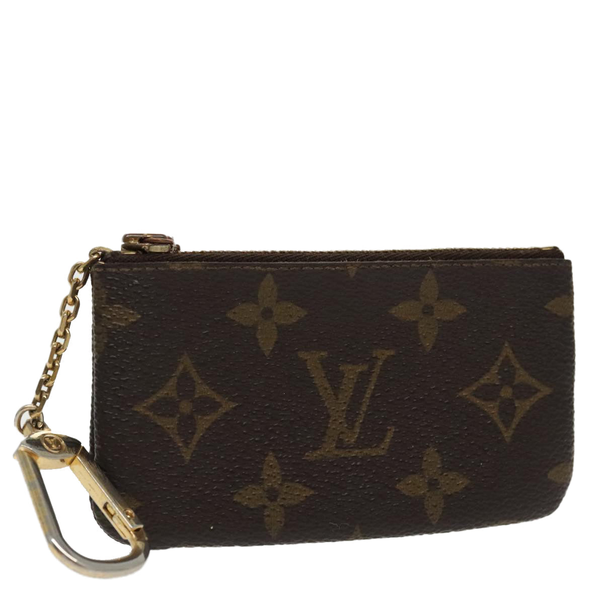 LOUIS VUITTON Monogram Pochette Cles Coin Purse M62650 LV 96684