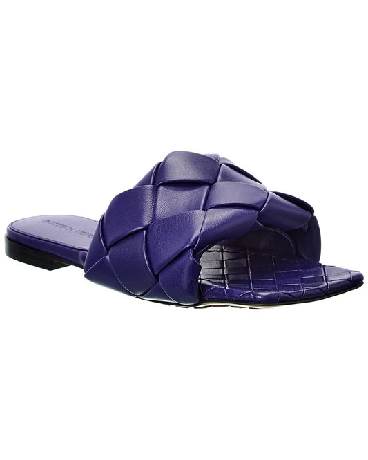 Luxury Bottega Veneta The Lido Intrecciato Leather Sandal