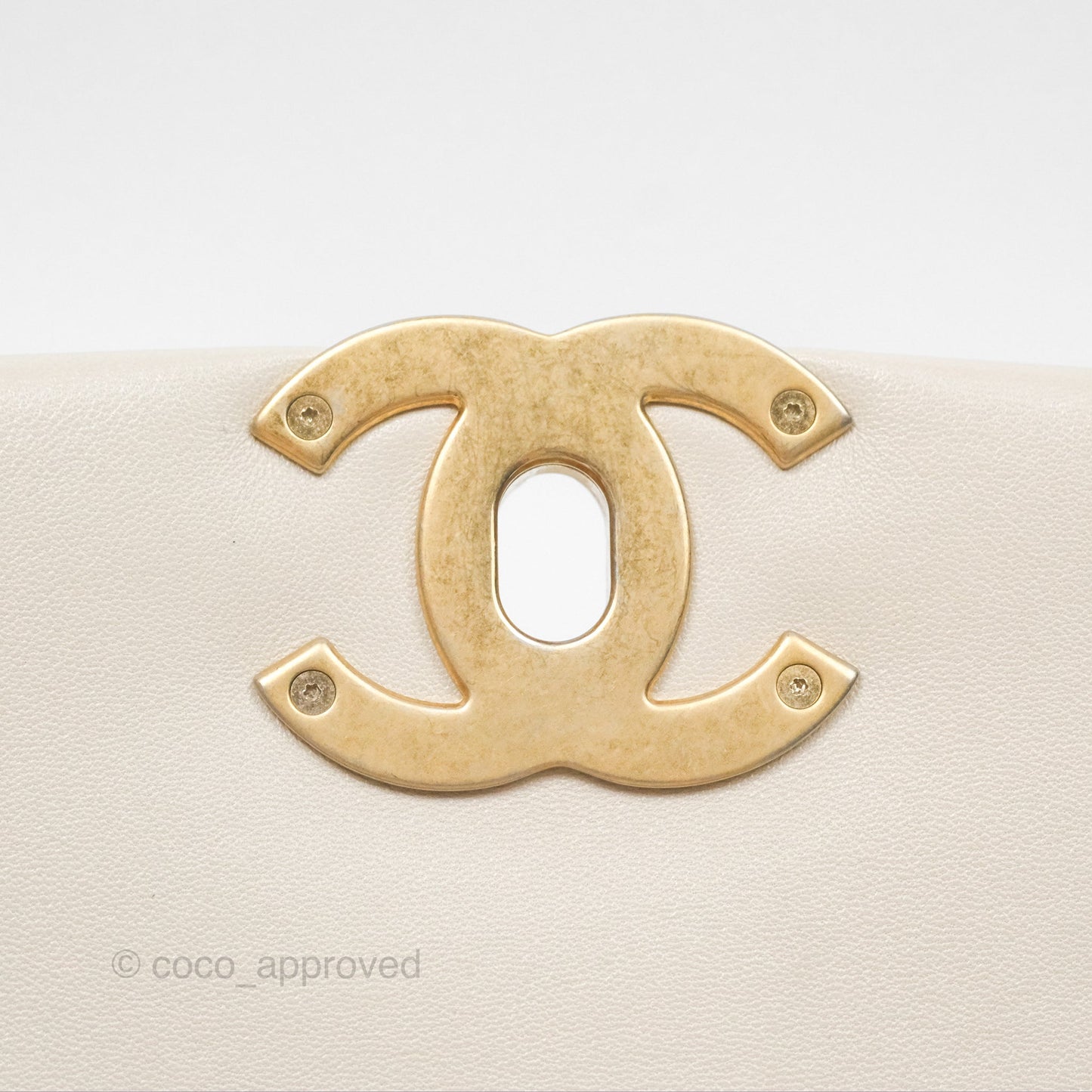 Chanel 19 Small Ivory Mixed Hardware