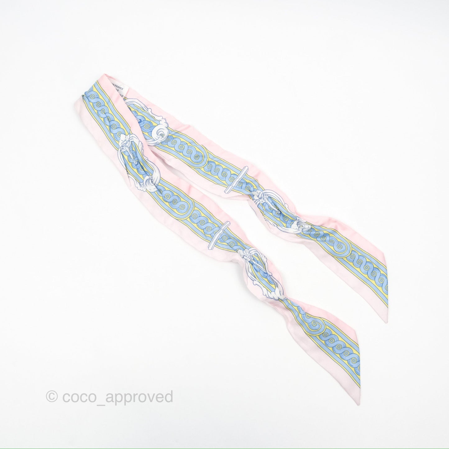Hermès Silk Bride De Cour Twilly