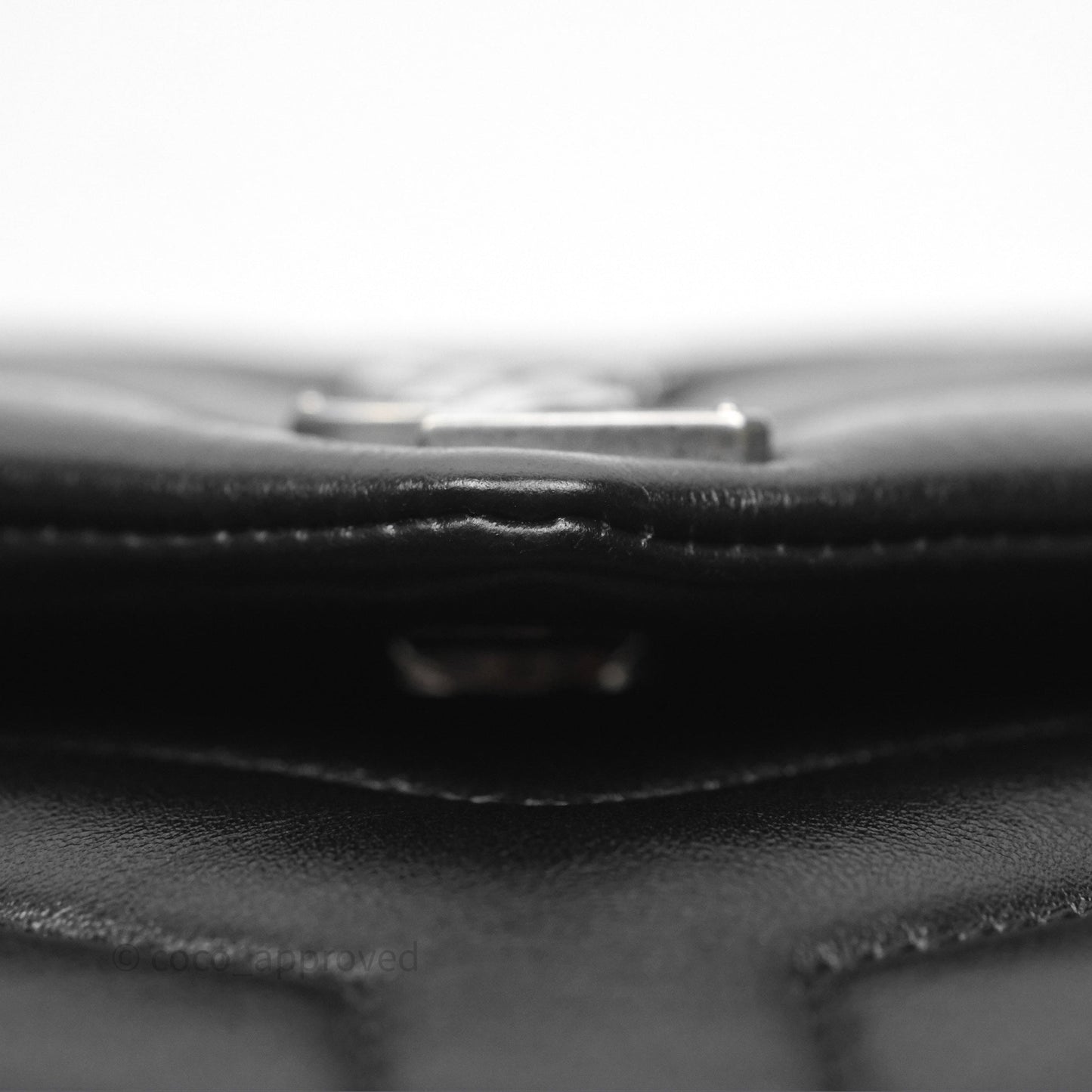 Saint Laurent Loulou Small Flap Bag Black Silver Hardware