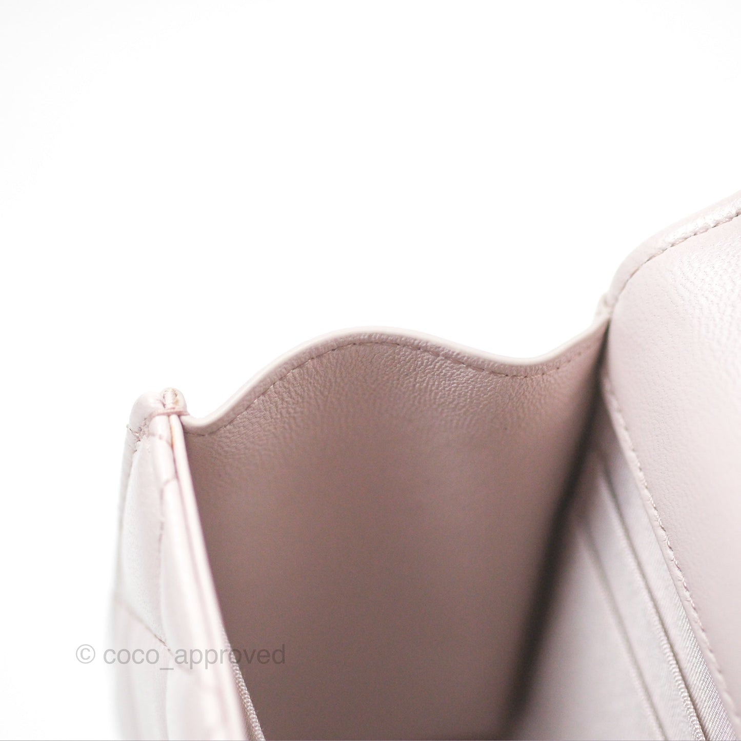 Chanel Mini Quilted Trendy CC Clutch With Chain Light Pink Lambskin Gold Hardware