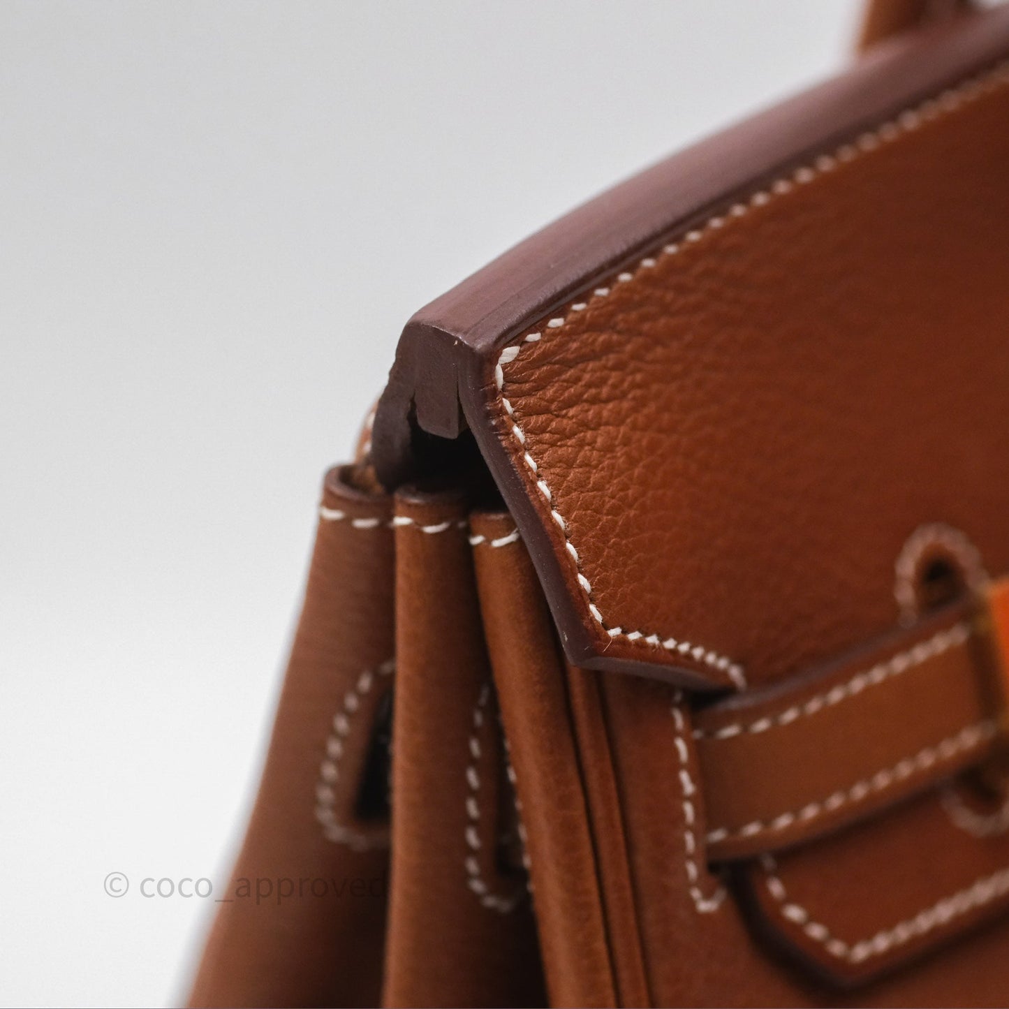 Hermès Birkin 25 Retourne Fauve 34 Barenia Gold Hardware