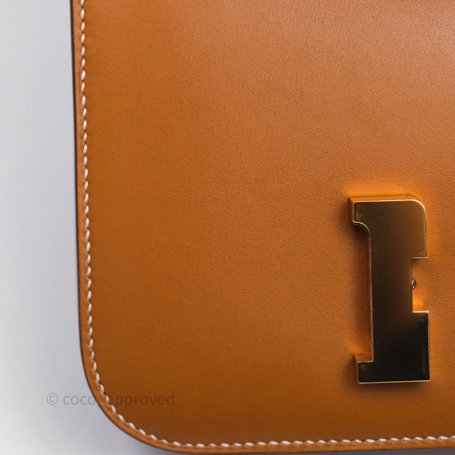 Hermès Constance Mini 18cm Naturel-Sablé 21 Butler Gold Hardware