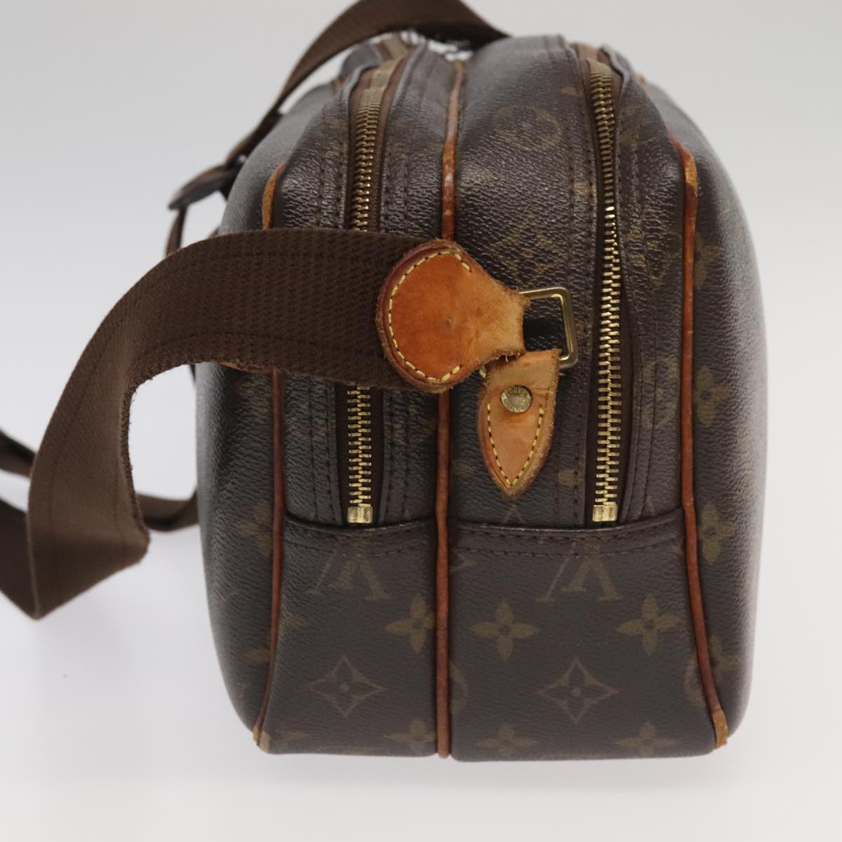 LOUIS VUITTON Monogram Reporter PM Shoulder Bag M45254 LV 96757