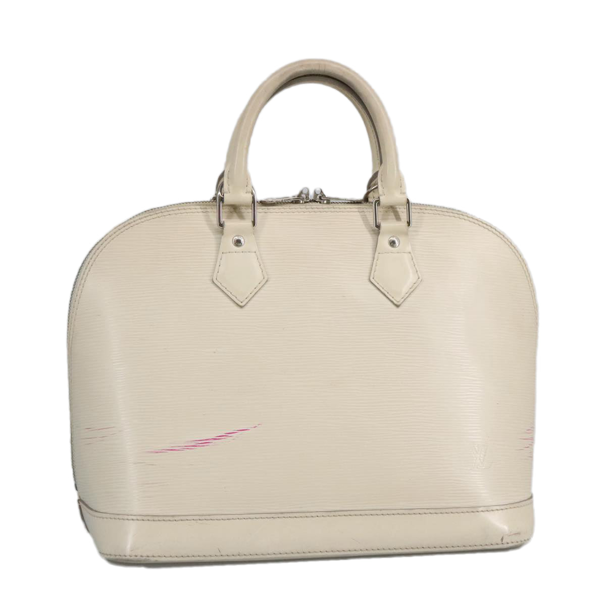 LOUIS VUITTON Epi Alma Hand Bag White M4030J LV 96784
