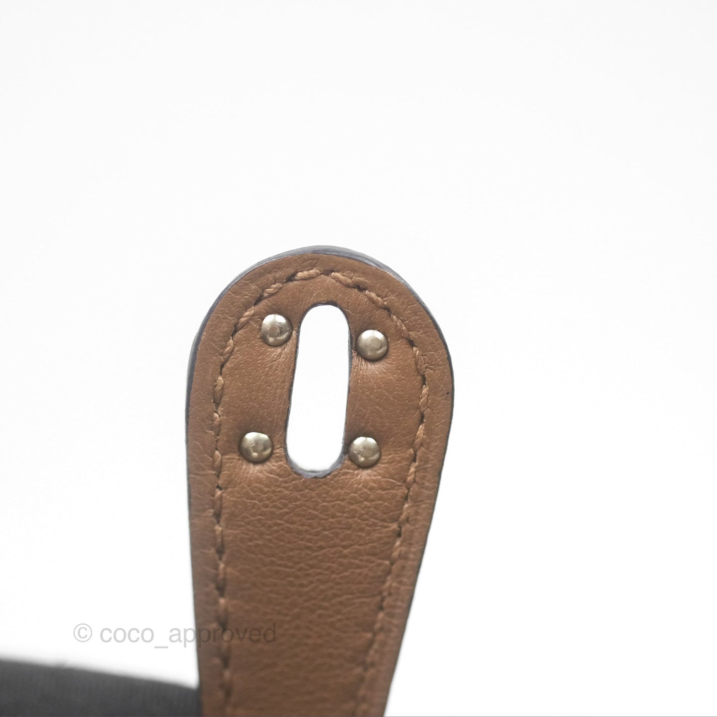 Hermès Mini Lindy 20 Verso Swift Alezan 3G / Biscuit 48 Palladium Hardware