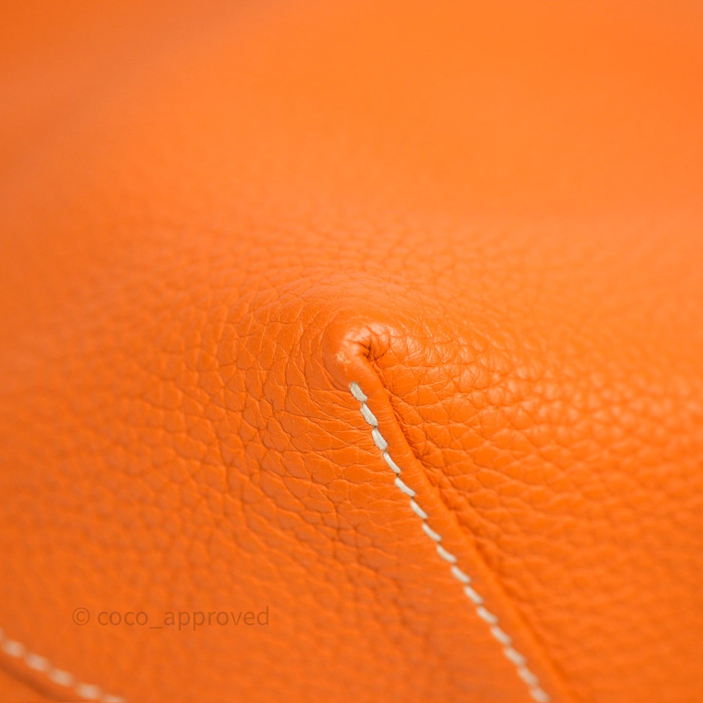 Hermès Double Sens Tote 36 Gold/ Orange Clemence
