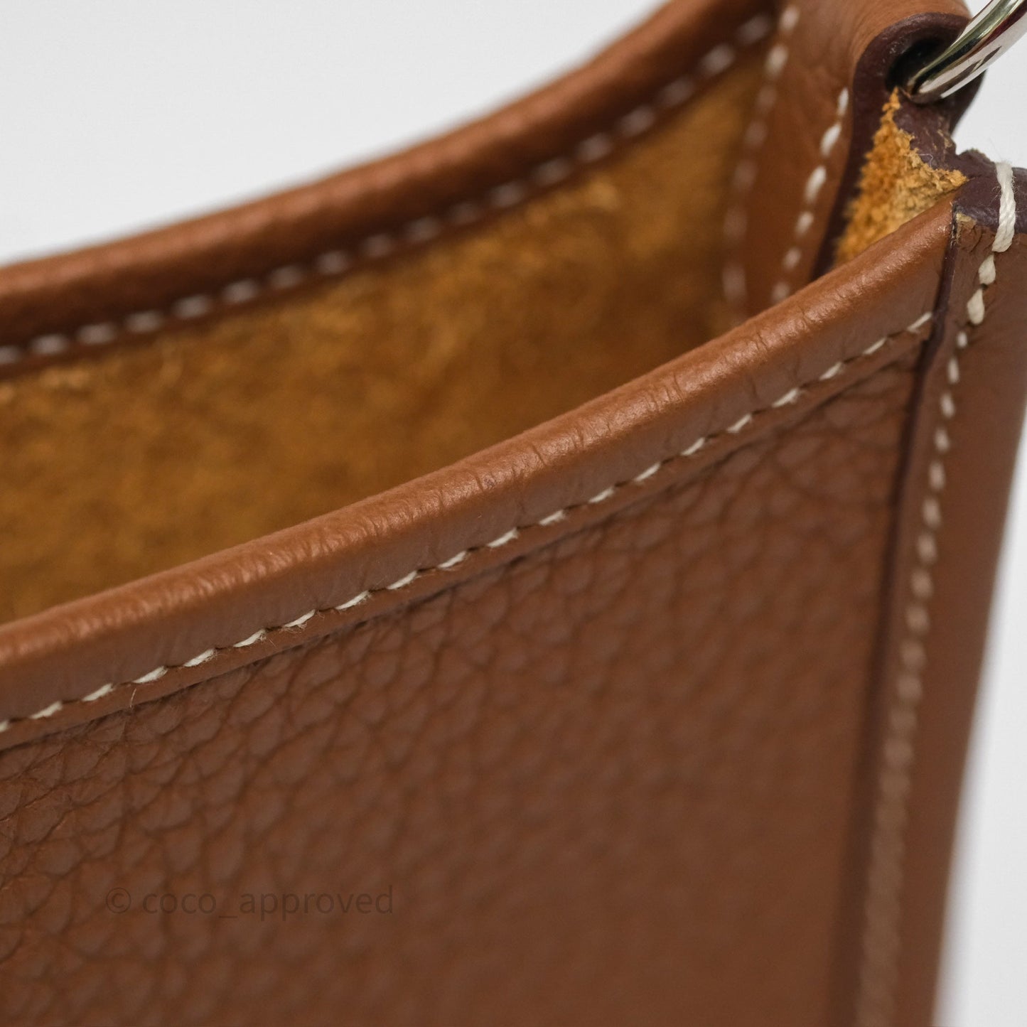 Hermès Mini Evelyne 16 Amazone Gold 37 Clemence Palladium Hardware