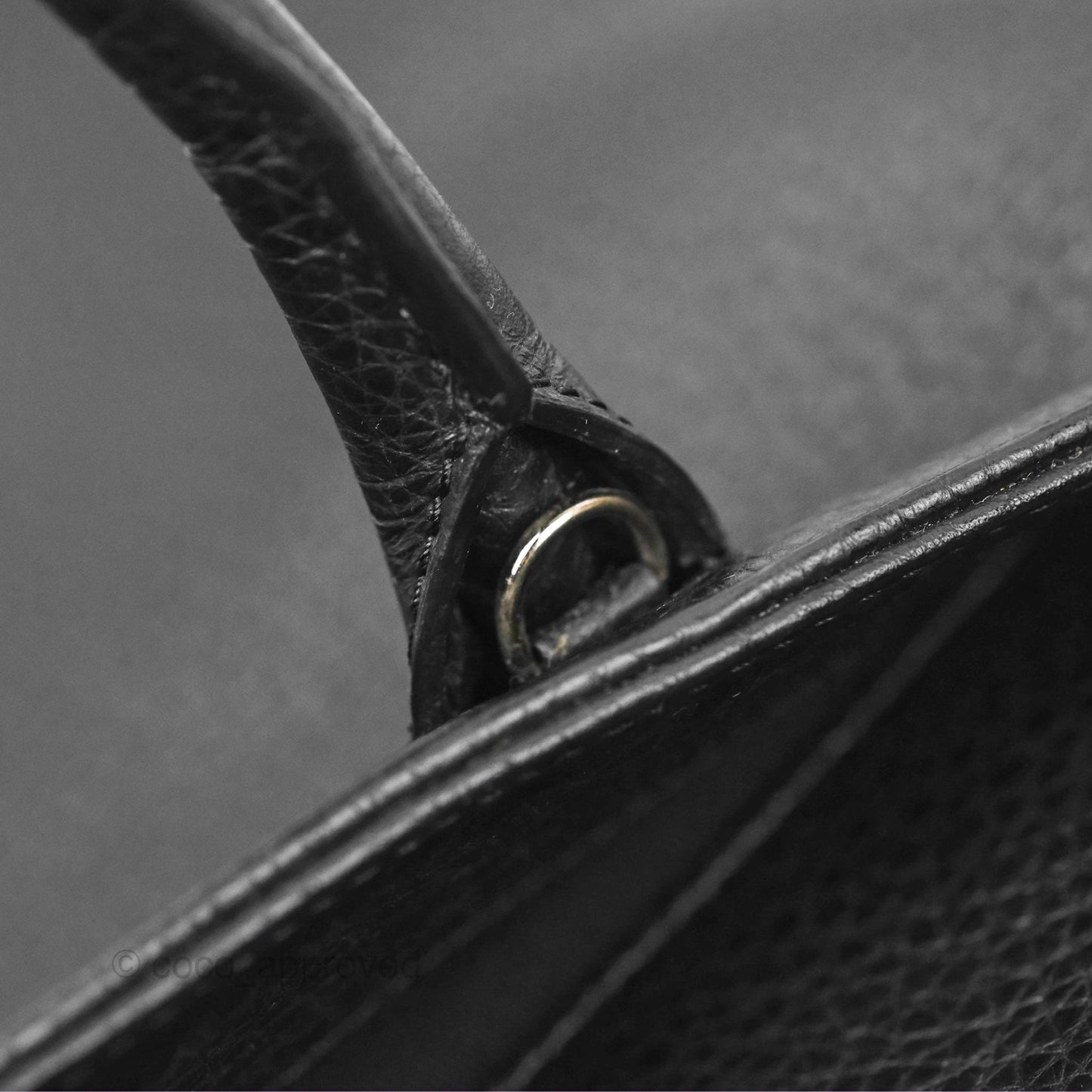 Chanel Executive Tote Bag Black Grained Calfskin Silver Hardware