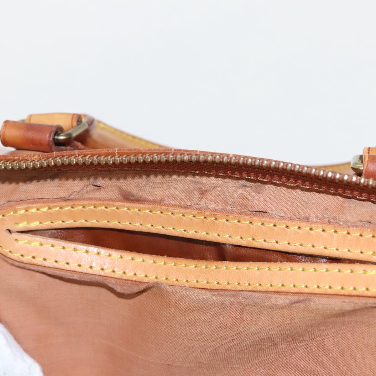 LOUIS VUITTON Nomad leather Speedy 30 Hand Bag Beige M85392 LV 96808