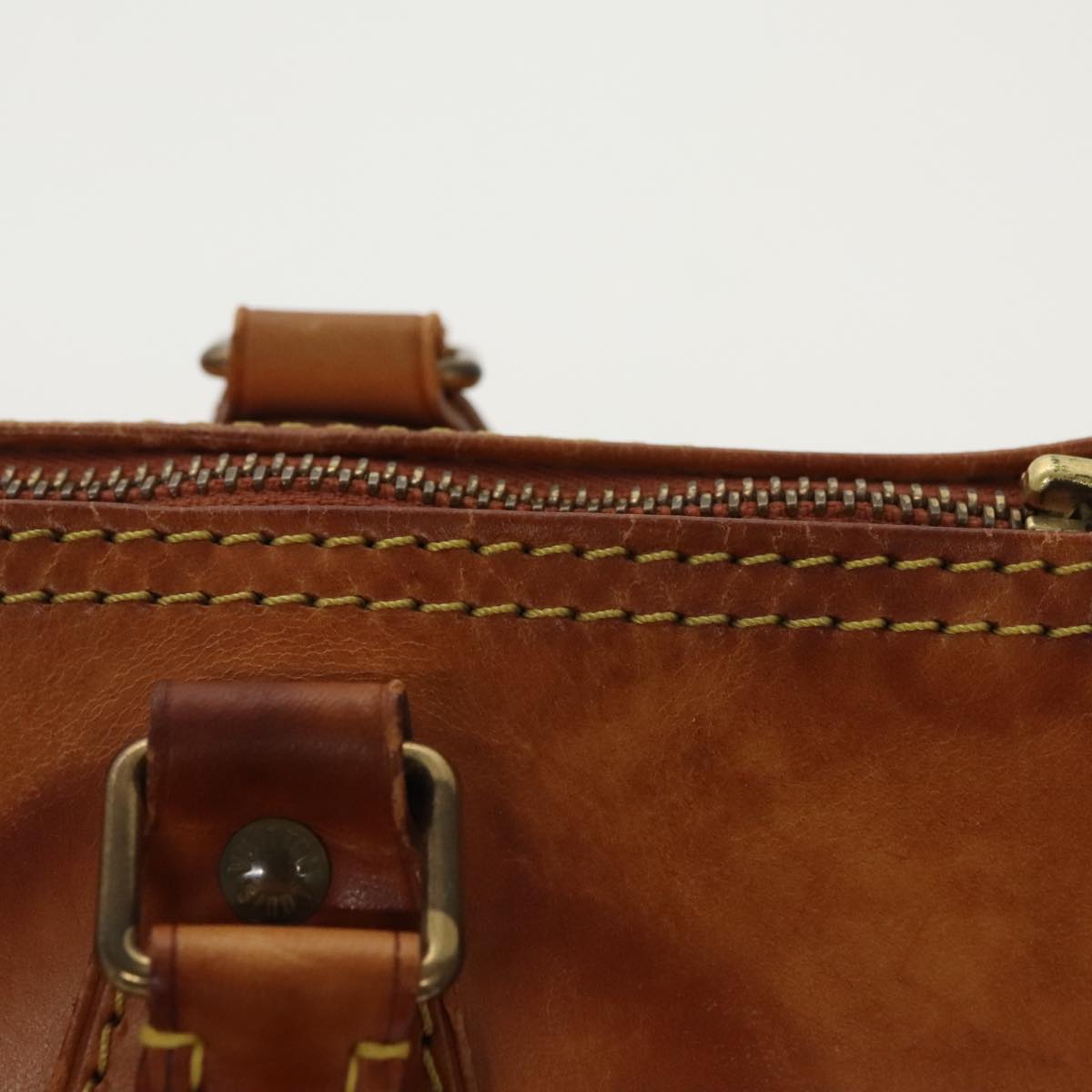 LOUIS VUITTON Nomad leather Speedy 30 Hand Bag Beige M85392 LV 96808