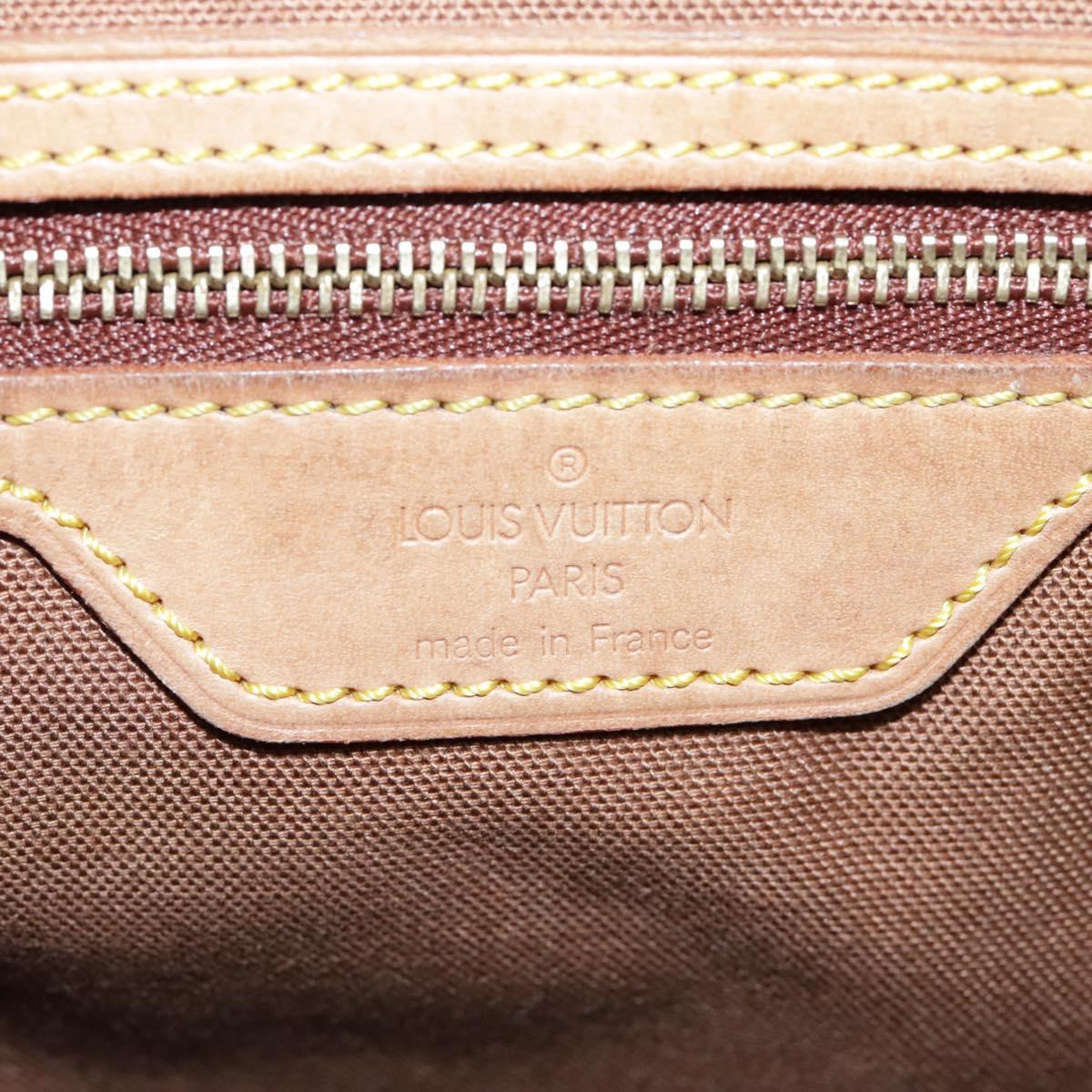 LOUIS VUITTON Monogram Cabas Mezzo Tote Bag M51151 LV 96815