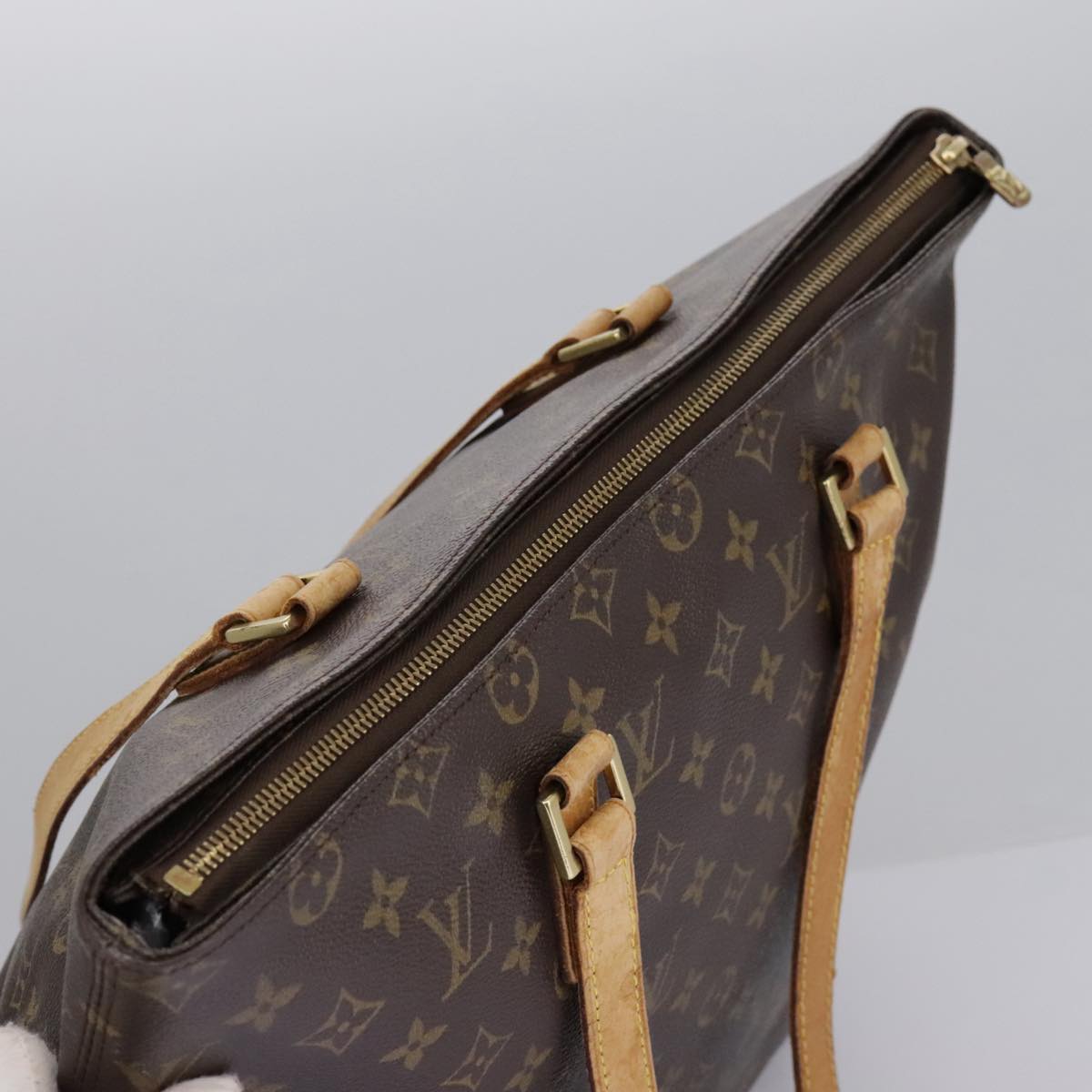LOUIS VUITTON Monogram Cabas Mezzo Tote Bag M51151 LV 96815