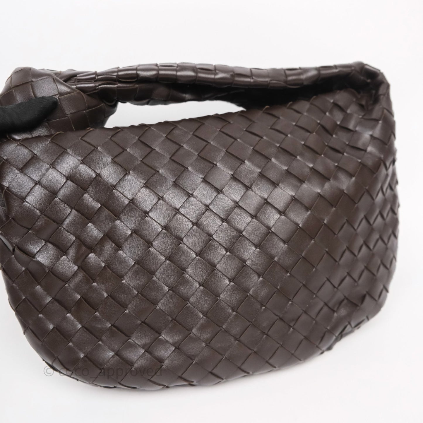 Bottega Veneta Teen Jodie Brown Intrecciato Lambskin