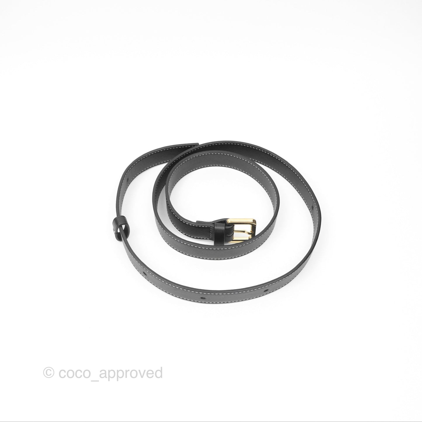 Loewe Mini Gate Belt Bag in Soft Calfskin Black