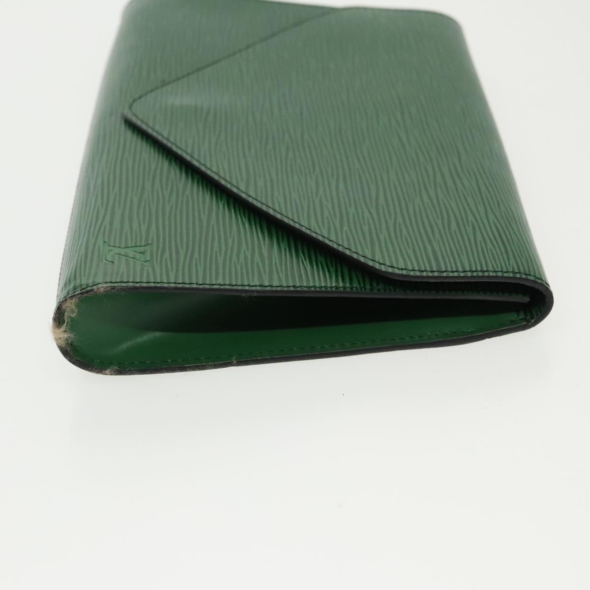 LOUIS VUITTON Epi Art Deco Clutch Bag Green M52634 LV 96843