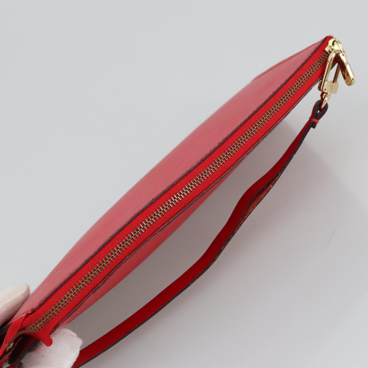 LOUIS VUITTON Epi Pochette Accessoires Accessory Pouch Red M52987 96846