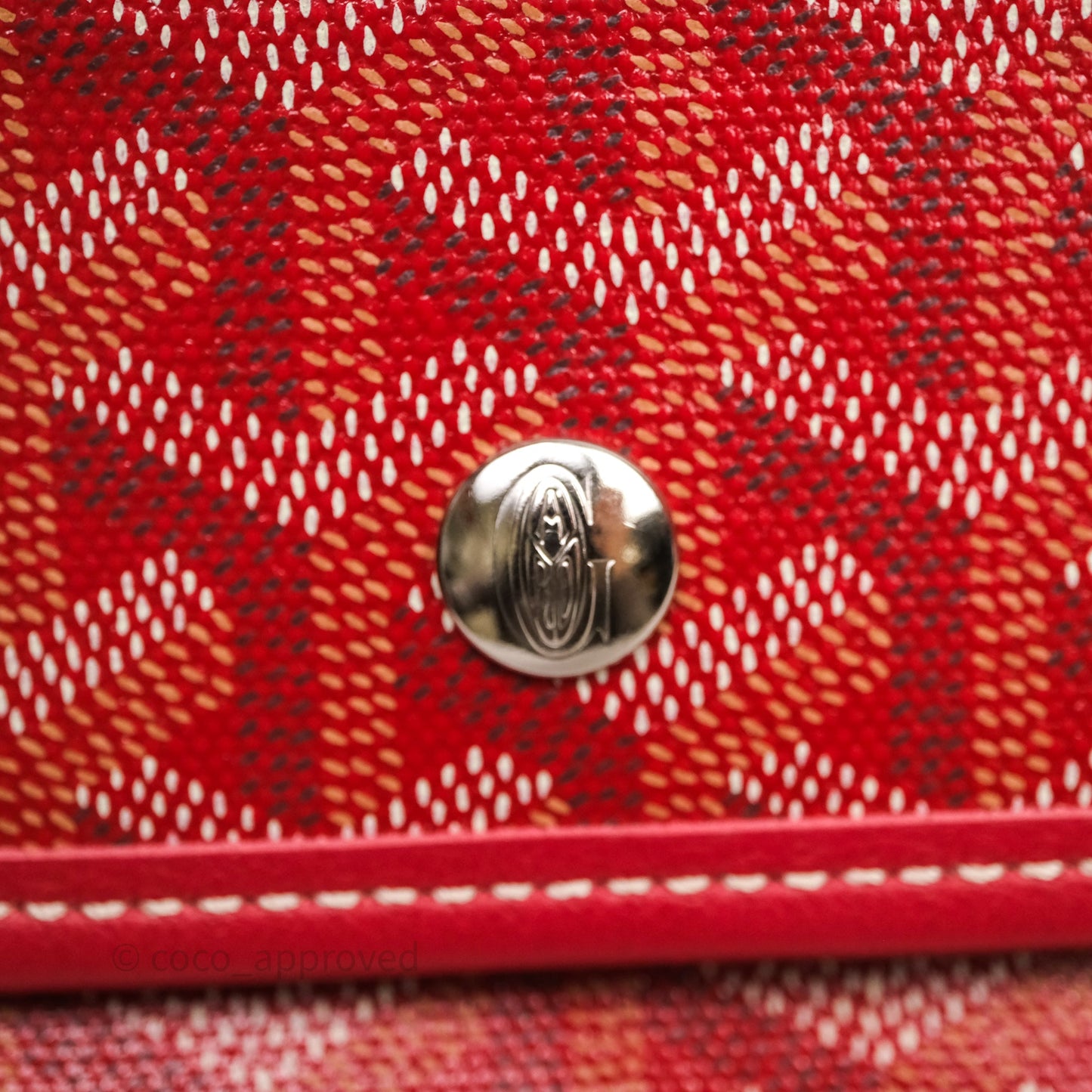 Goyard St Louis Tote GM Red
