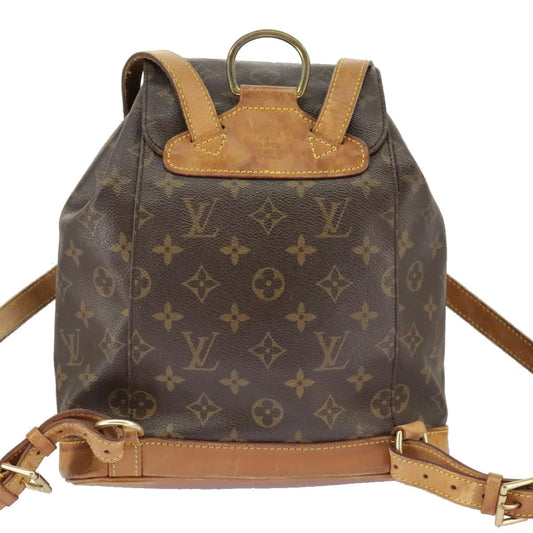 LOUIS VUITTON Monogram Montsouris MM Backpack M51136 LV 96860