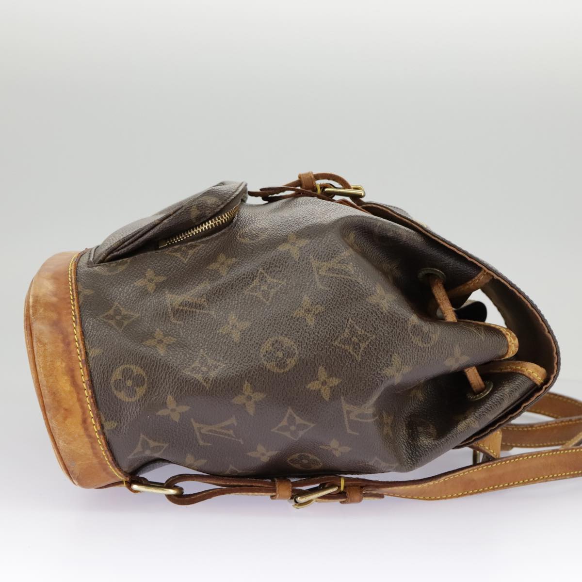 LOUIS VUITTON Monogram Montsouris MM Backpack M51136 LV 96860