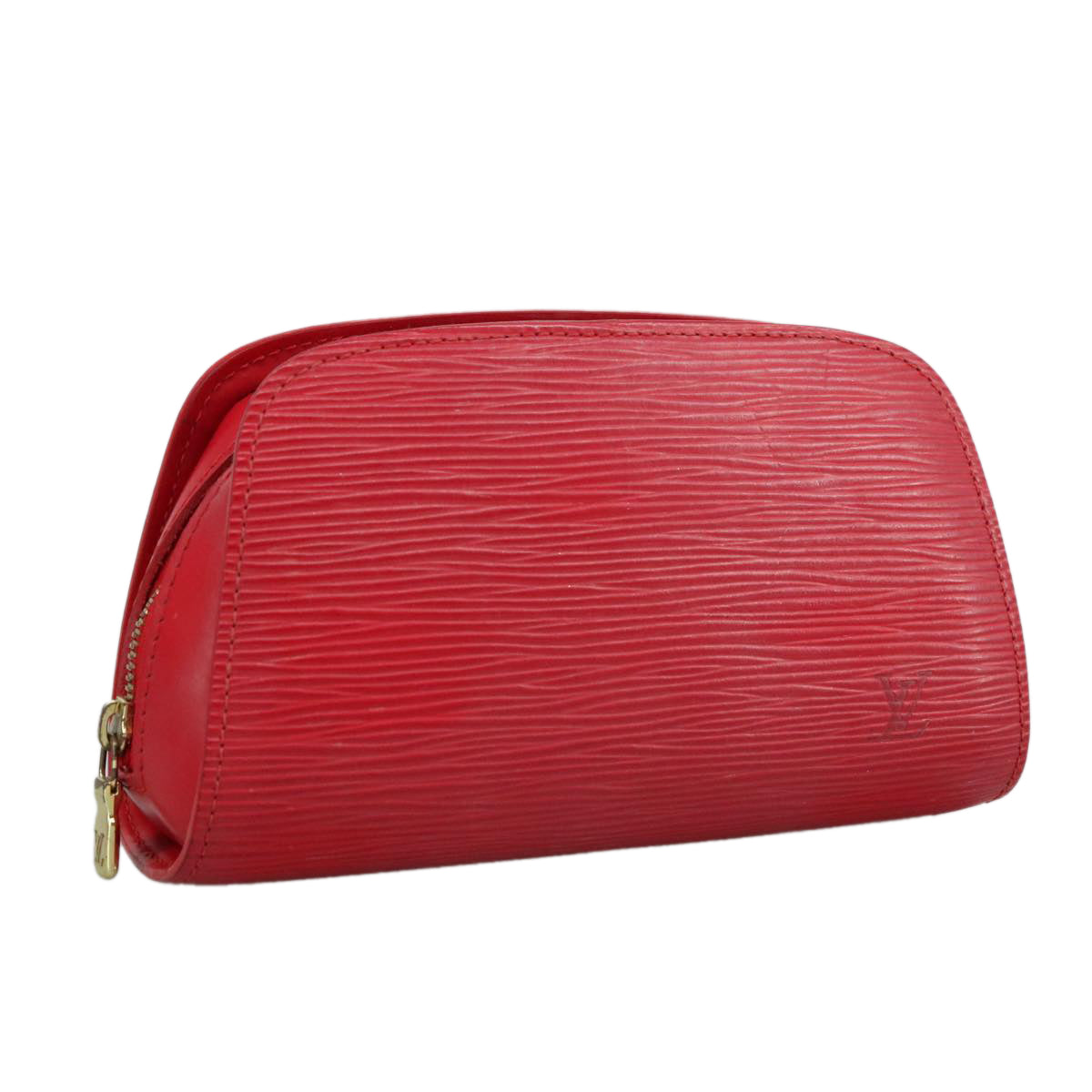 LOUIS VUITTON Epi Dauphine PM Pouch Castilian Red M48447 LV 96892