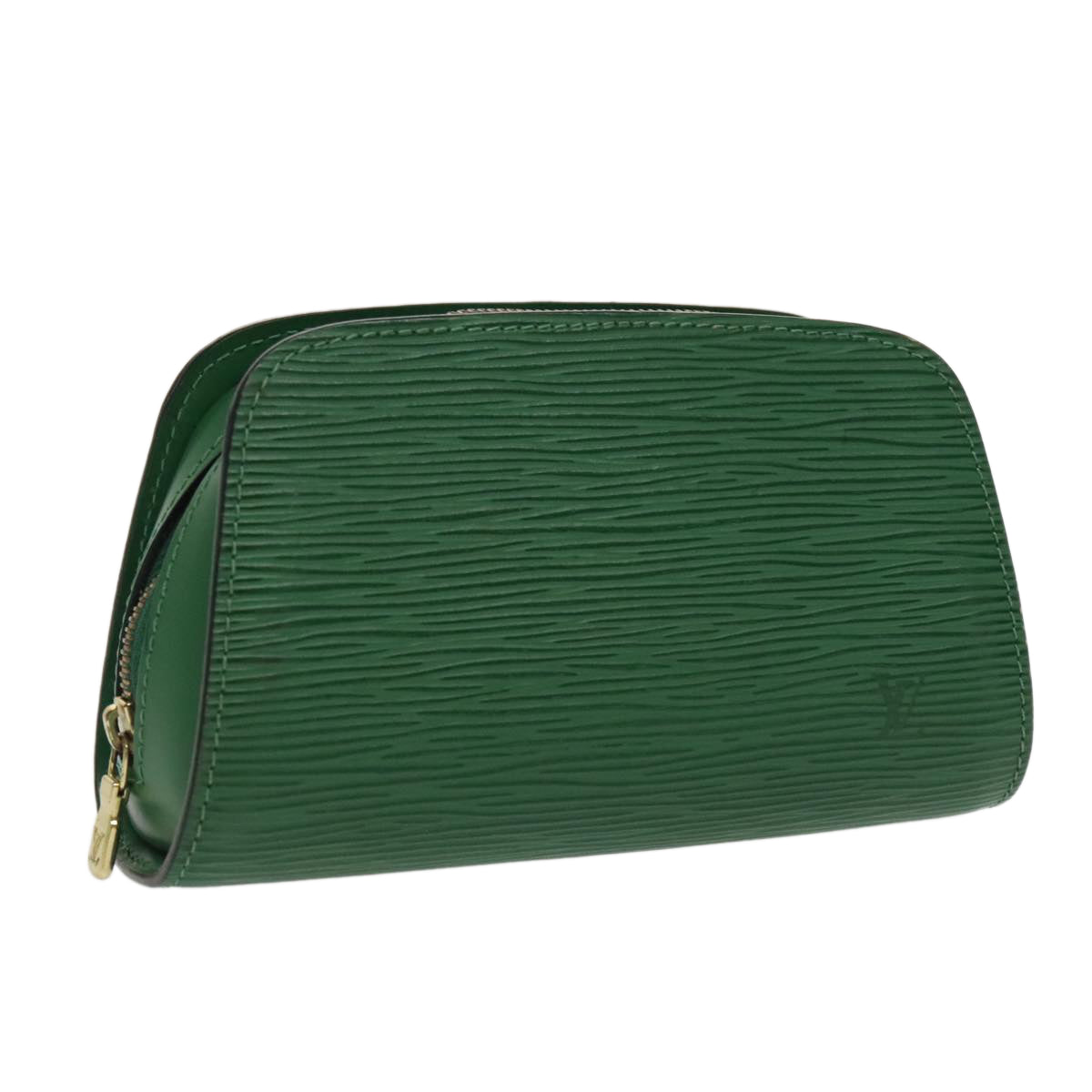LOUIS VUITTON Epi Dauphine PM Cosmetic Pouch Green M48444 LV 96893
