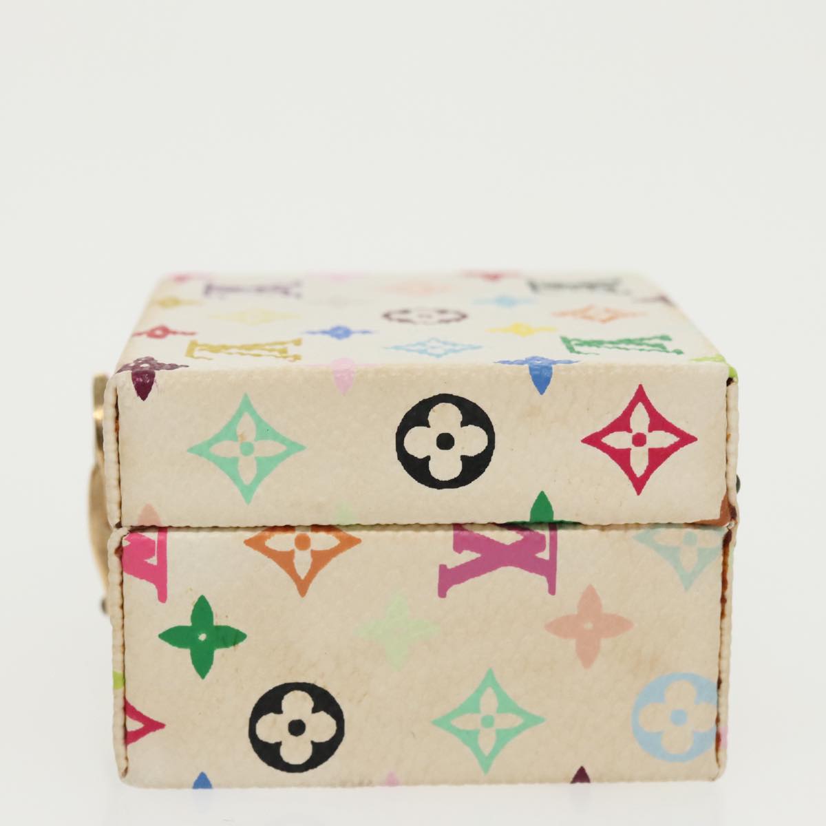 LOUIS VUITTON Monogram Multicolor Jewelry Box White LV 96899A