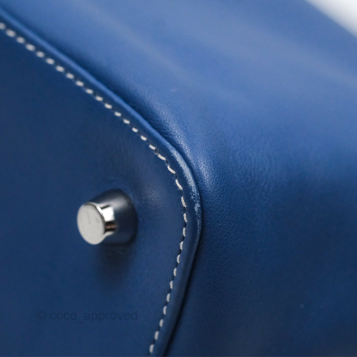 Hermès ToolBox 20 Bleu Agate R2 Swift Palladium Hardware