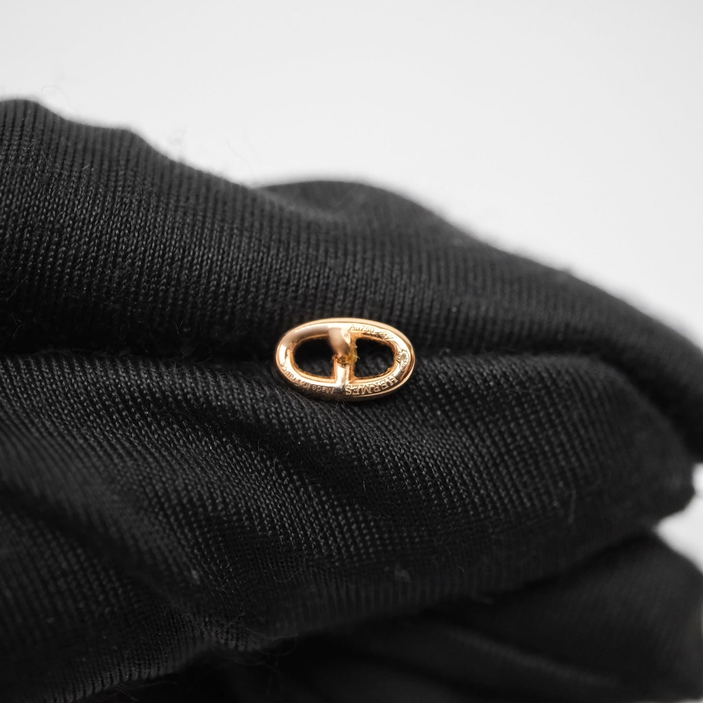 Hermès Chaine d'Ancre Earrings Rose Gold