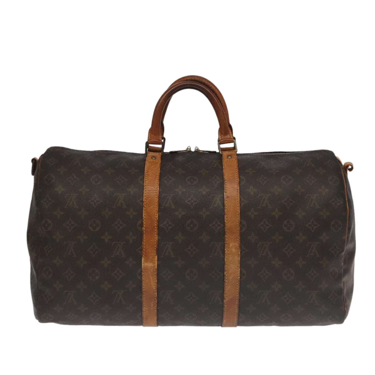 LOUIS VUITTON Monogram Keepall Bandouliere 50 Boston Bag M41416 LV 96963