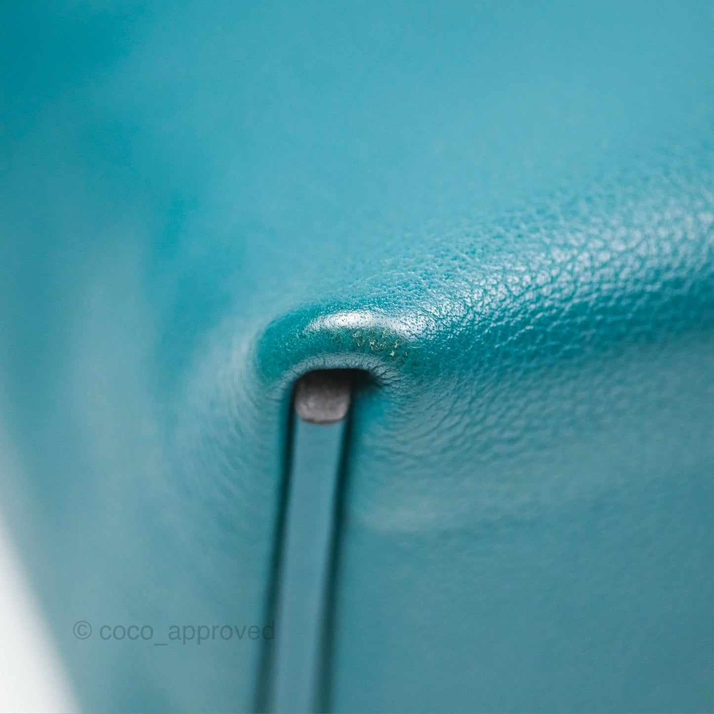 Hermès 24/24 21 Mini Vert Bosphore Evercolor Swift Palladium Hardware