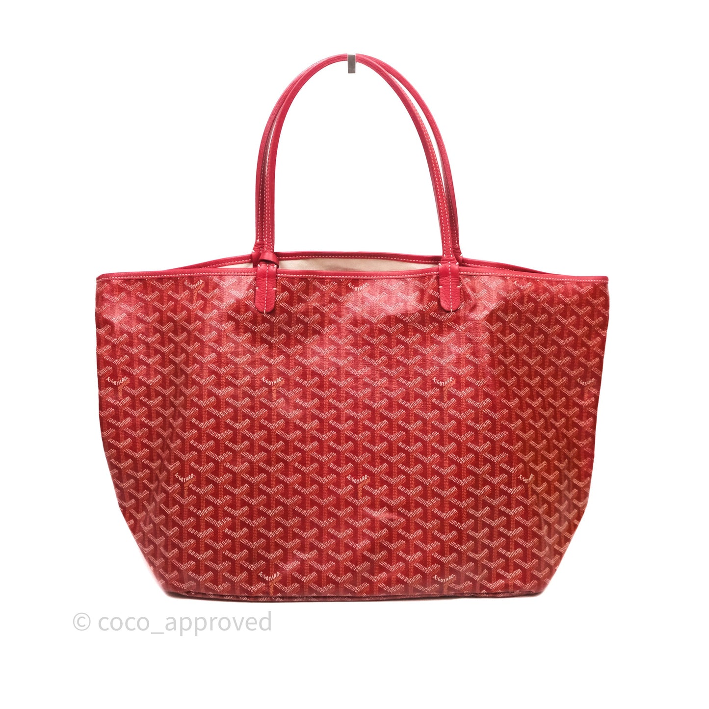 Goyard St Louis Tote GM Red