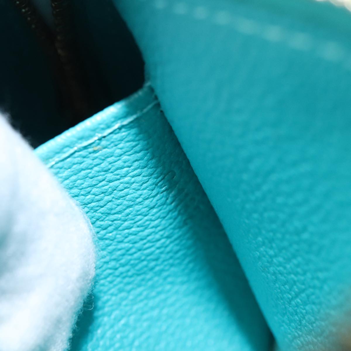 LOUIS VUITTON Monogram Vernis Pochette Cosmetic Pouch Blue Lagon LV 96988A