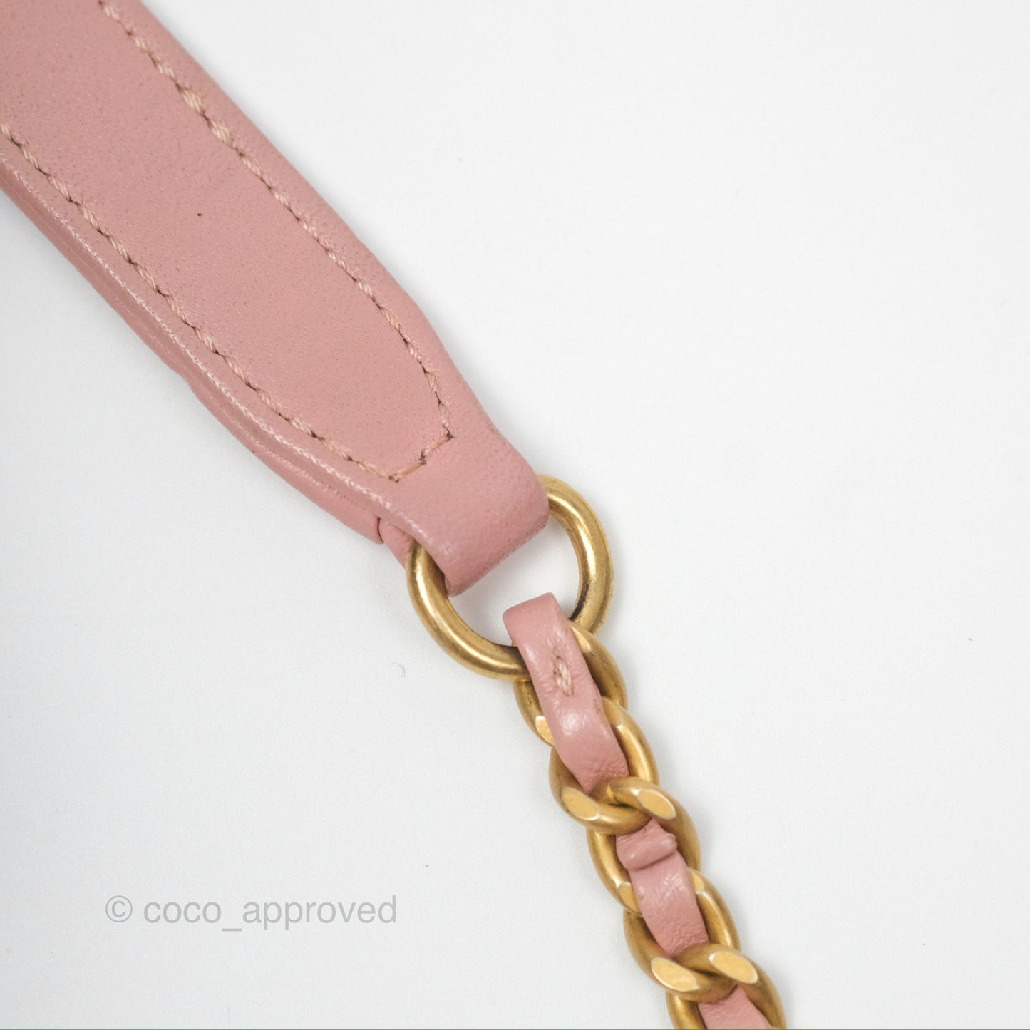 Chanel Small CC Filigree Flap Pink Tweed