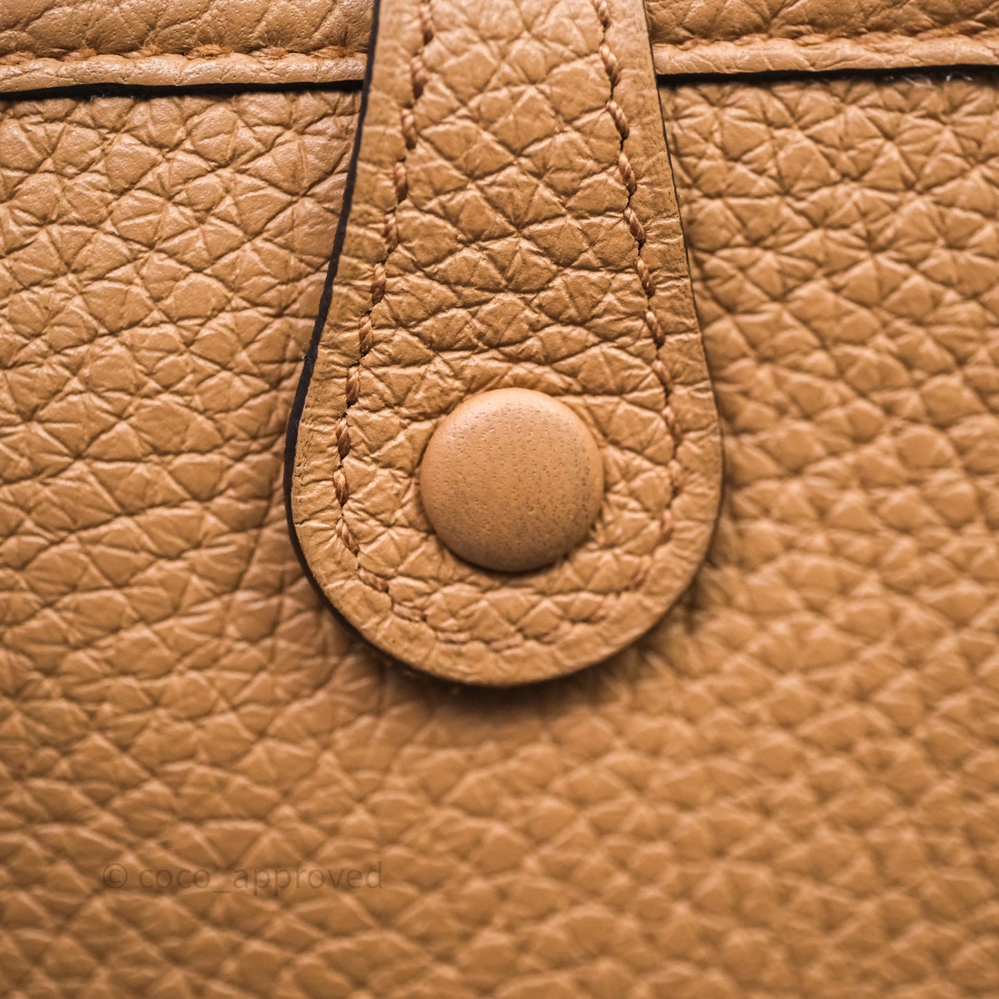 Hermès Mini Evelyne 16 Chai 0M Clemence Gold Hardware