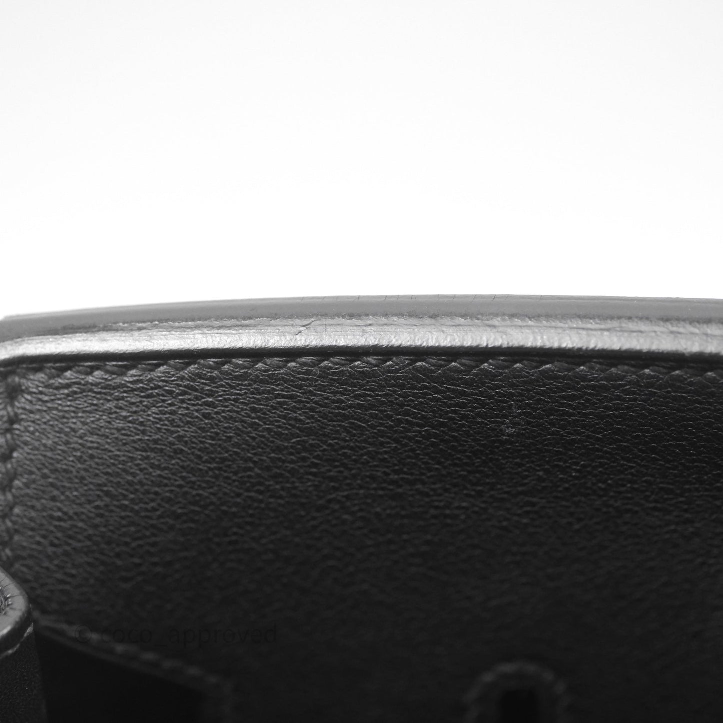 Hermès Birkin 30 Noir 89 Evergrain Palladium Hardware