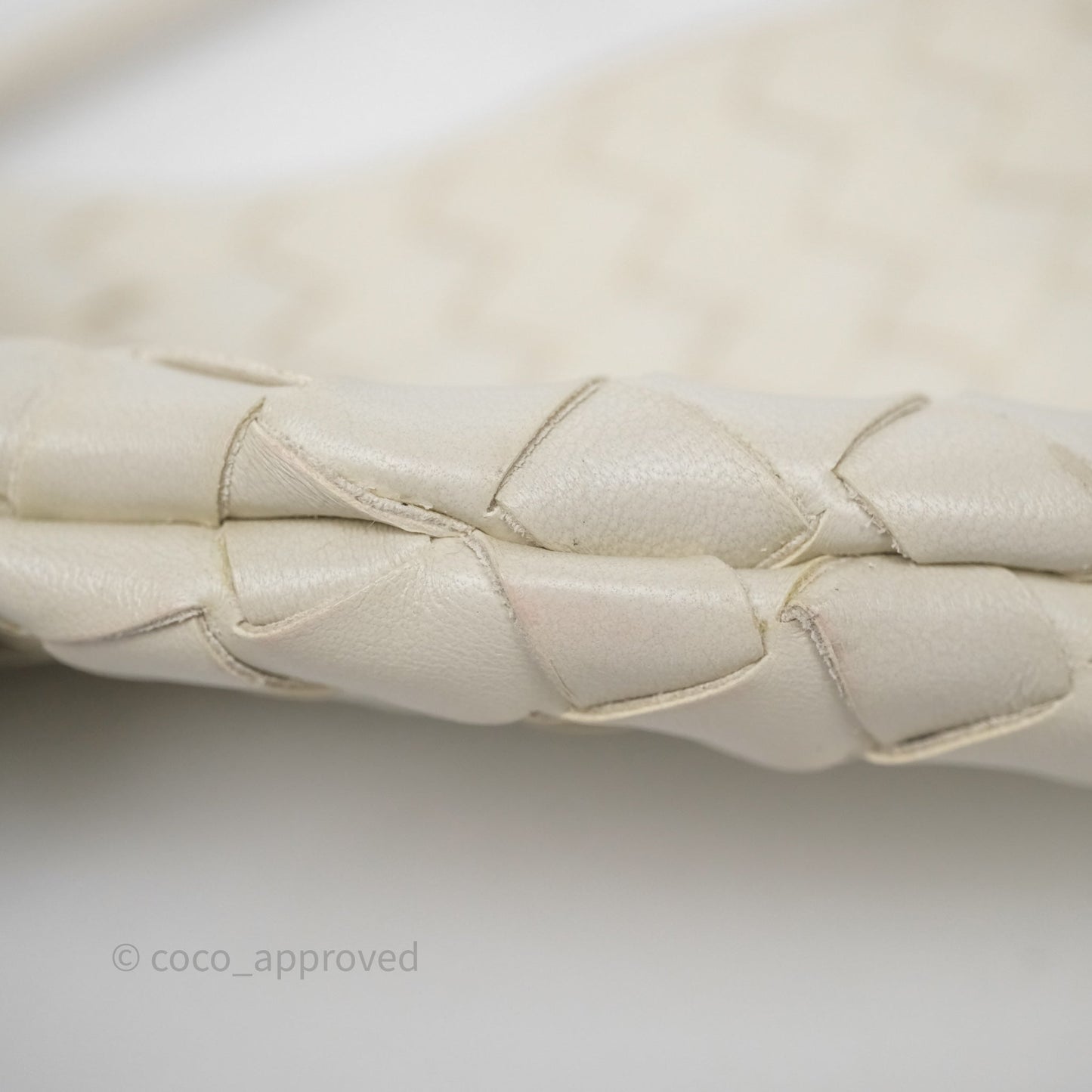 Bottega Veneta Small Turn Pouch Nappa Intrecciato White