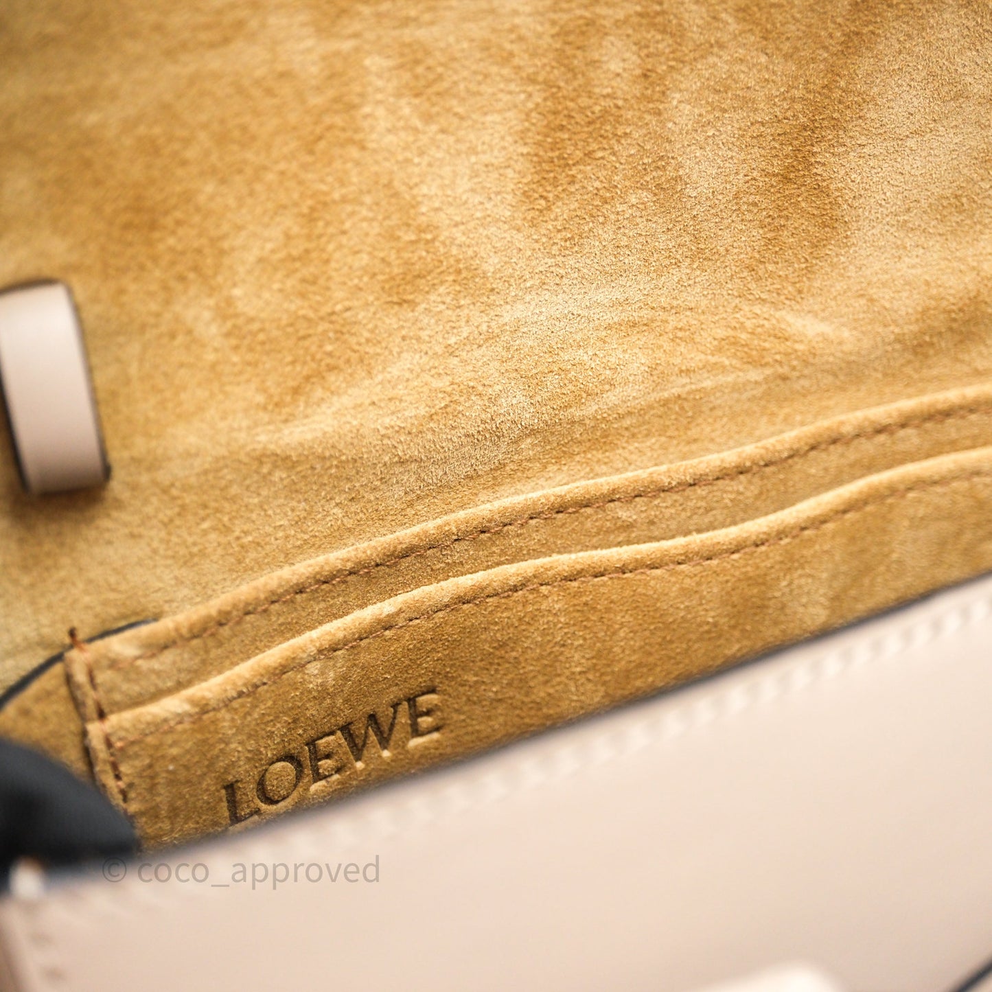 Loewe Mini Gate Dual Bag Beige Sand Soft Calfskin Jacquard Strap