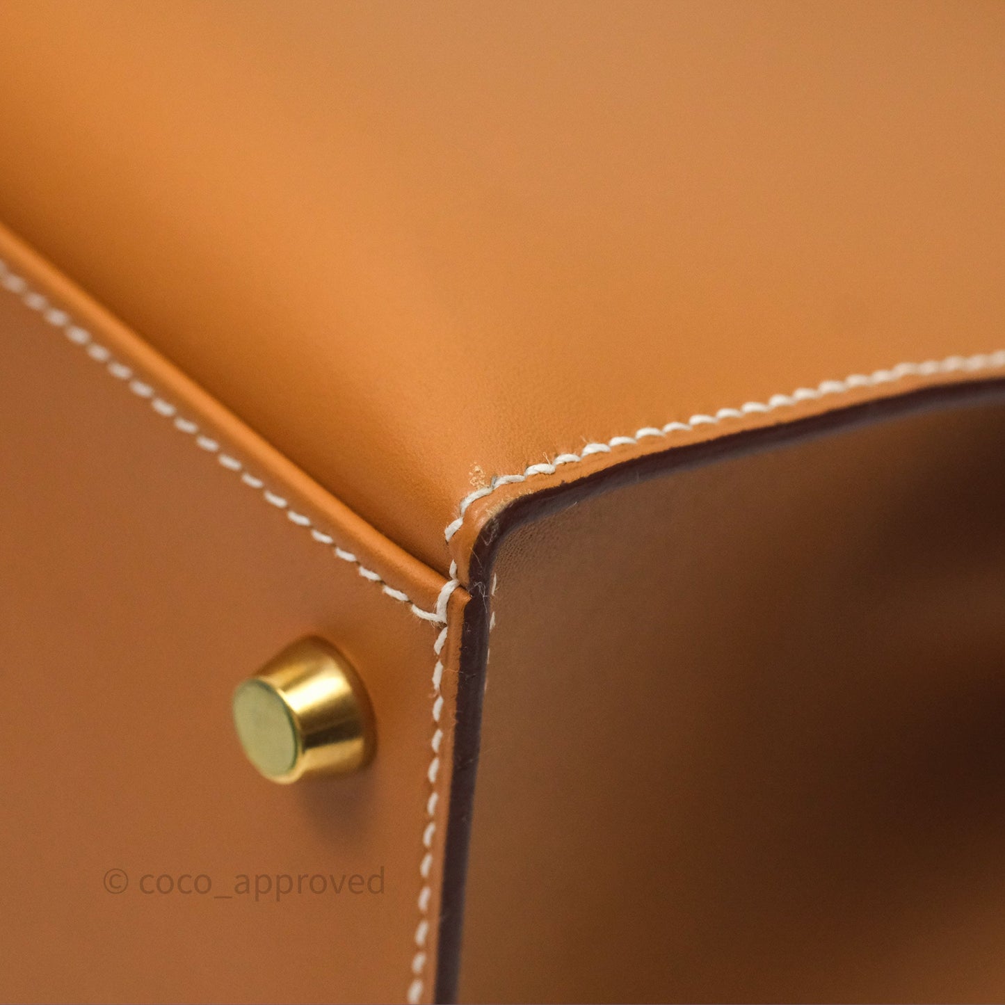 Hermès Kelly II 28 Sellier Gold 37 Chamonix Leather Gold Hardware