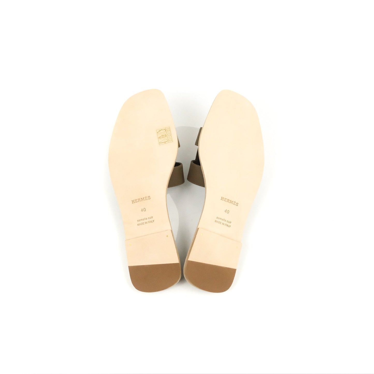 Hermès Oran Sandals in Epsom Size 40
