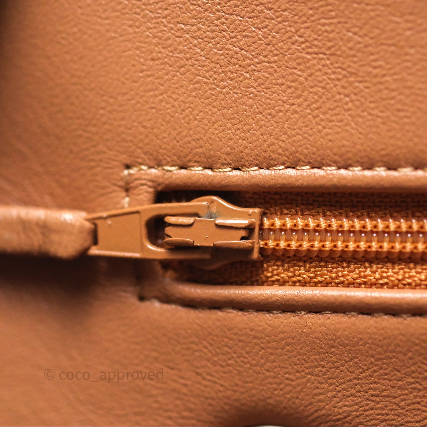 Chanel Classic M/L Medium Flap Quilted Dark Beige Caramel Lambskin Gold Hardware