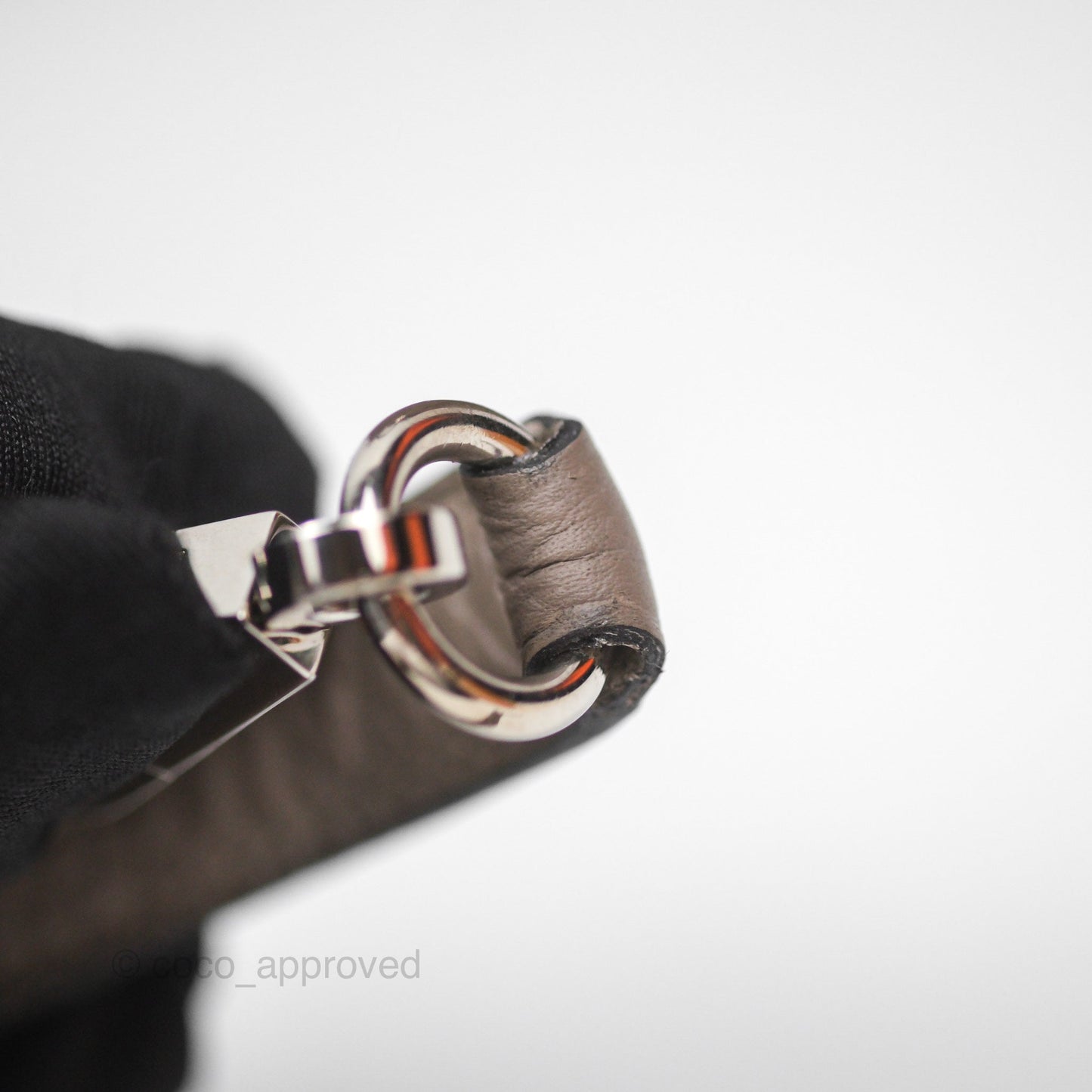 Hermès Retourne Kelly 25 Gris Asphalte M8 Togo Palladium Hardware