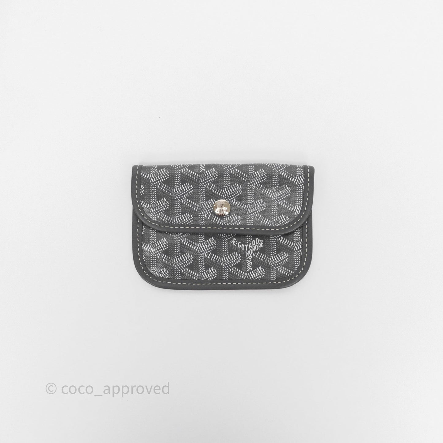 Goyard Anjou Mini Bag Goyardine Canvas Grey